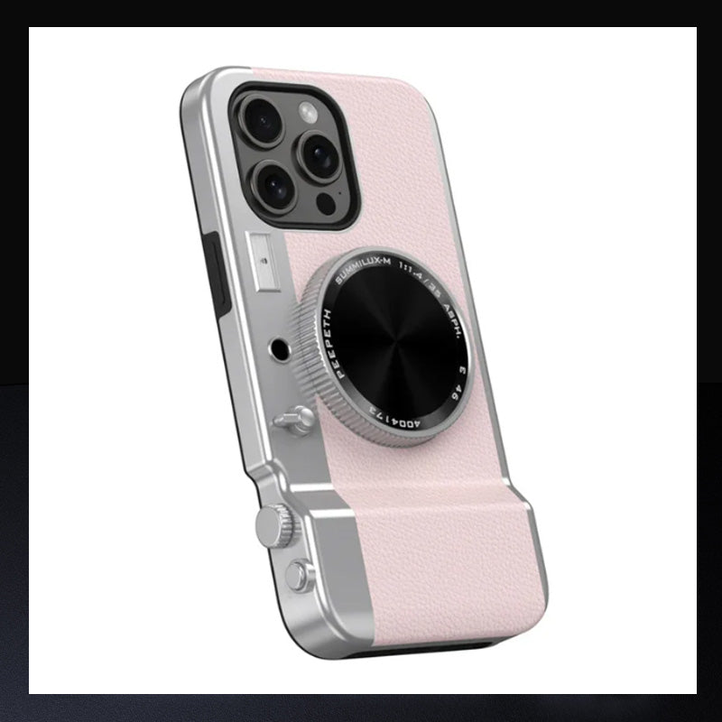 Integrated camera phone case