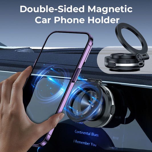 Double-Sided Magnetic Car Phone Holder