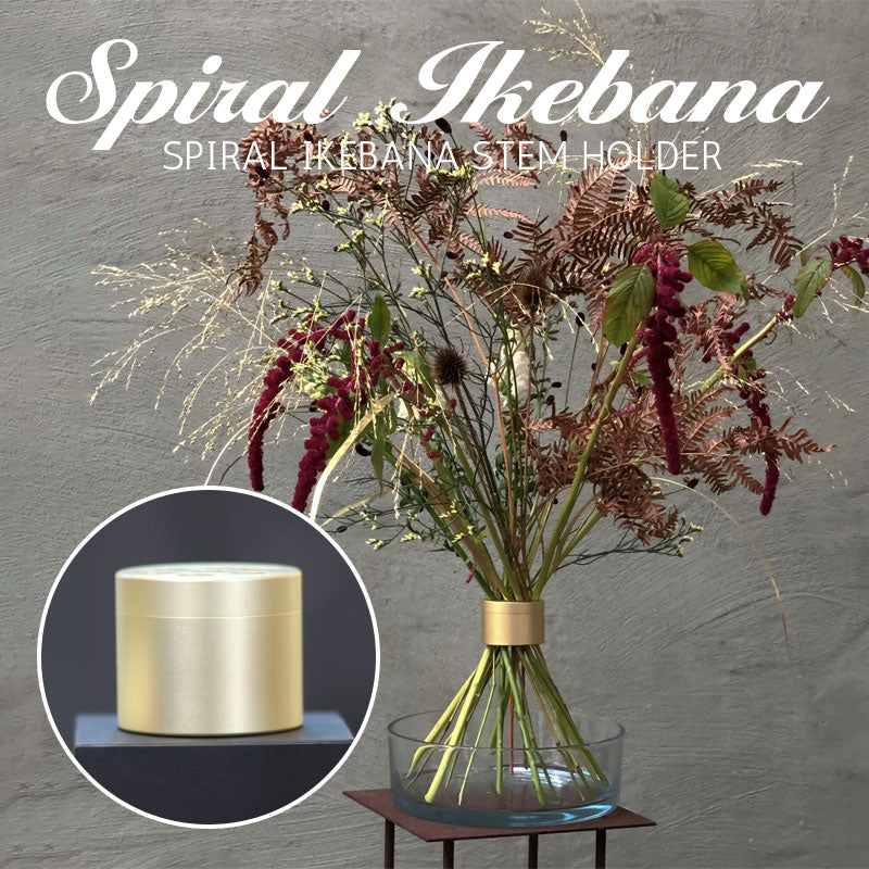 Spiral Ikebana Stem Holder