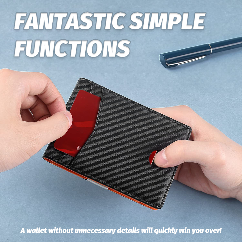 Elegant Anti-Theft Leather Wallet for Business Men