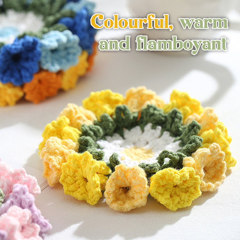 【Finished Goods】Hand-knitted Lily of the Valley coaster