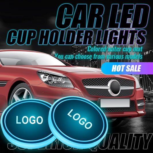 🎄Christmas Promotion-40% OFF🎄Car Colorful Ambient Light Coaster