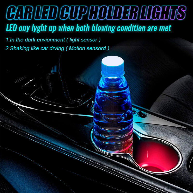 🎄Christmas Promotion-40% OFF🎄Car Colorful Ambient Light Coaster