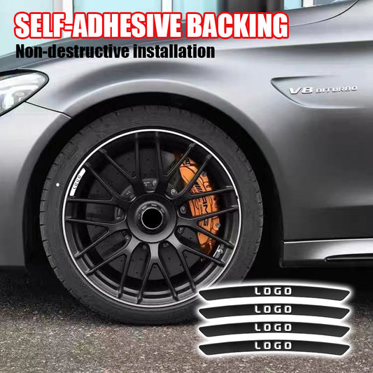 Car Wheel Hub Decorative Stickers（4pcs）