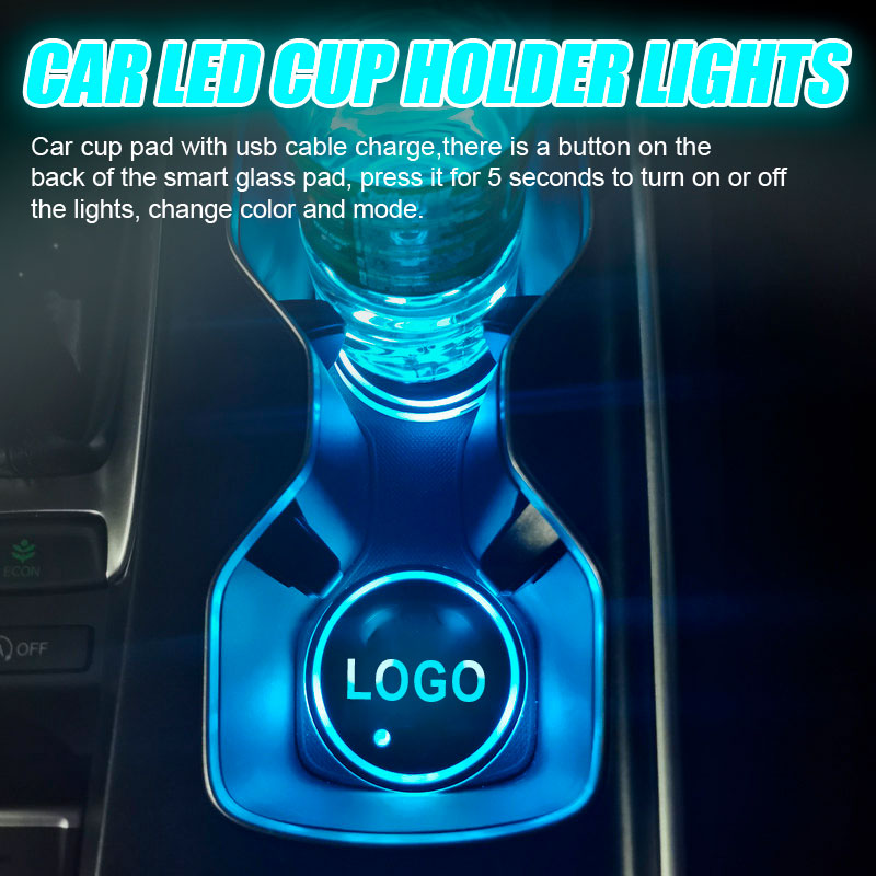 🎄Christmas Promotion-40% OFF🎄Car Colorful Ambient Light Coaster